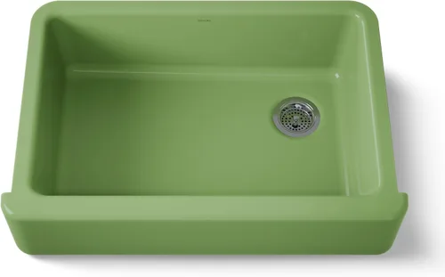 Miniatura 25 de KOHLER Whitehaven® K-6427-42 - Fregadero de cocina empotrado de 35-3/4 pulgadas, autorecortable, Smart Divide, Grande/Mediano con Delantal alto