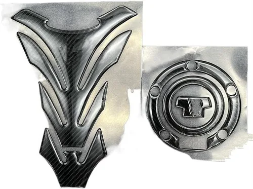Miniatura 2 de Motorcycle Tank Pads Motorcycle Carbon Fiber Fuel Tank Cover Pad Sticker Gas Tank Cap Decal Protector for Ya&maha MT07 MT09 Tracer MT-07 MT-09
