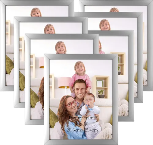 Miniatura 30 de Giftgarden - Juego de 7 marcos para fotos de 4 x 6 pulgadas, color negro, marcos para fotos de 4 x 6 pulgadas para pared o mesa