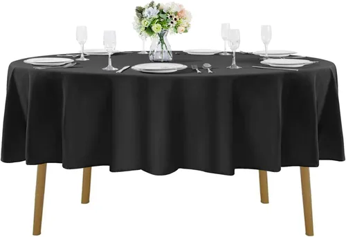 Miniatura 10 de Cupuamon - Mantel rectangular de 60 x 84 pulgadas, tela de poliéster lavable para decoración de bodas, fiestas, cenas y banquetes