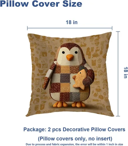 Miniatura 40 de Batmerry Flowers with Stems Throw Pillow Covers, Beautiful Floral Decorative Pillow Covers Digital Printing Blended for Couch Sofa Bed Invisible