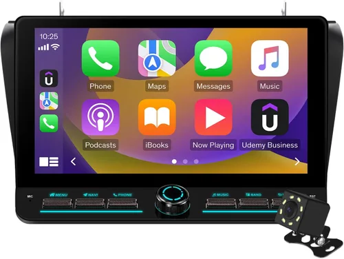 Miniatura 10 de 1+32G Android 13 Estéreo de Coche Doble DIN para Mazda 3 2004-2009 con Radio de Pantalla Táctil de 9 Pulgadas Integrado, Carplay Inalámbrico/Android