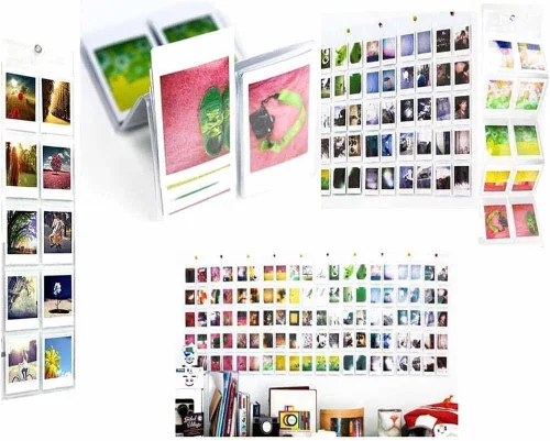 Miniatura 3 de Fujifilm Película para cámara Instax Mini: 20 disparos en total, (10 hojas x 2) - Incluye álbum de fotos colgante para 10 fotos y paño de microfibra