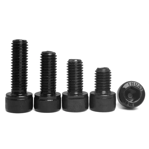 Miniatura 4 de Tornillos de cabeza hexagonal M5 de 8/12/16/20/0.984 in, tornillos M5, unidad hexagonal Allen métrica, acero de aleación de grado 12.9, acabado