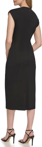 Miniatura 4 de Calvin Klein Vestido ajustado formal Ponte para mujer