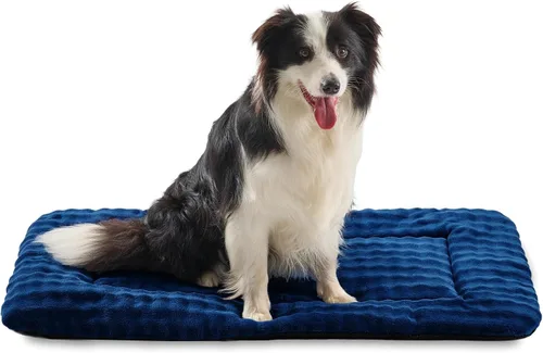 Miniatura 8 de Tapete de cama para mascotas, para gatos y perros pequeños, lavable y suave para mascotas, tapete para dormir con patrón de burbujas 3D, morado
