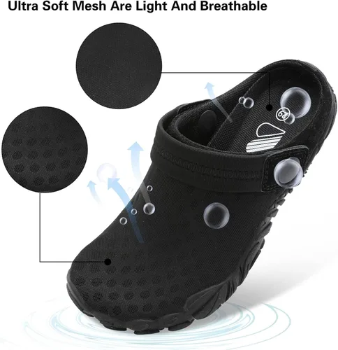 Miniatura 5 de Sandalias de agua atléticas de secado rápido para niños y niñas, sandalias de natación al aire libre, sandalias anchas para la casa