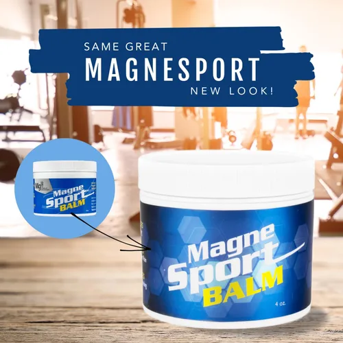 Miniatura 3 de MagneSport - Bálsamo tópico de magnesio para recuperación atlética, tarro de 8 onzas