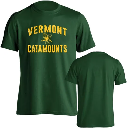 Miniatura 92 de Sport Your Gear NCAA Camiseta de manga corta retro con licencia oficial de aspecto desgastado para el día del juego, camiseta de espíritu deportivo