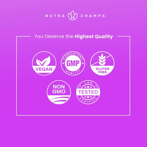 Miniatura 6 de NutraChamps Gomitas de Biotina 10000mcg [Alta Potencia] para Cabello Saludable, Piel y Uñas, Vitaminas para Mujeres, Hombres y Niños - 5000mcg