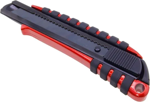 Miniatura 19 de NT Cutter - Cuchillo multiusos de agarre de aluminio fundido a presión de serie Premium Evolution PMG con bloqueo automático, hoja negra extra