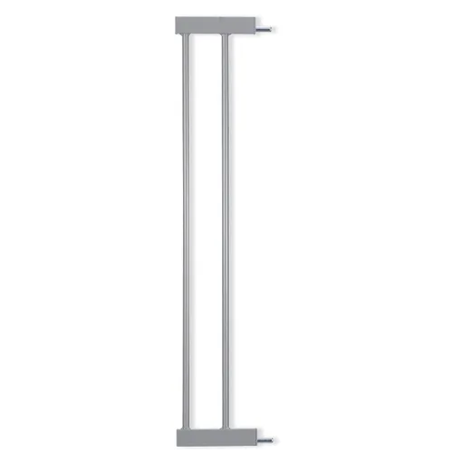 Miniatura 11 de BABELIO Extensión de puerta de metal para bebés con patrón de madera, puerta extra ancha para mascotas de 2.75 pulgadas para escaleras y puertas