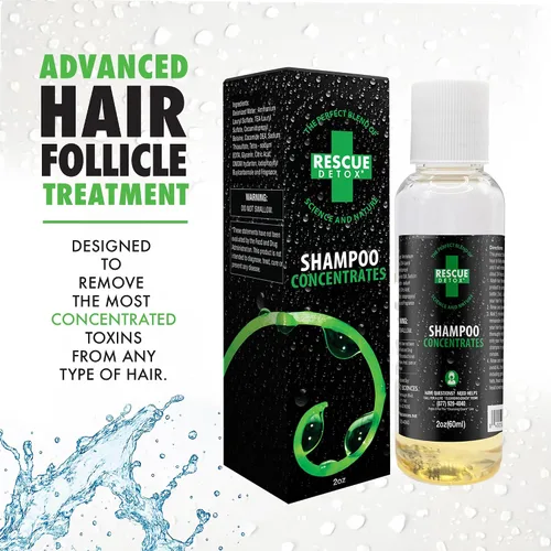 Miniatura 6 de Rescue Detox Champú concentrado – 2oz Funciona en 1 lavado – Limpieza concentrada de folículos capilares desintoxicantes