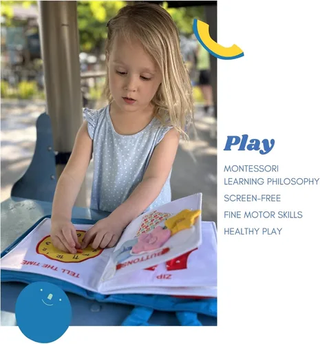 Miniatura 5 de My Quiet Book - Viaje en Coche Avión para Niños Pequeños - Todas las Partes Conectadas - Libro de Tablero de Actividades Montessori, Juguetes