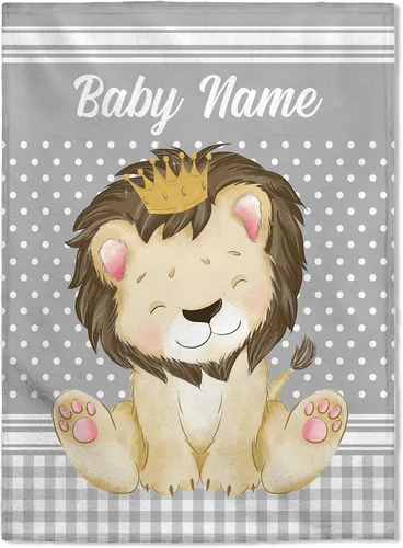 Miniatura 19 de FLOCHIL Manta de bebé personalizada para niños, manta de bebé personalizada con nombre, manta de bebé de bosque personalizada, regalo para baby