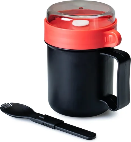 Miniatura 14 de MATICAN Taza de sopa para microondas con tapa, recipiente para sopa con tapa para fideos ramen, sopa, bebidas, apto para microondas, incluye