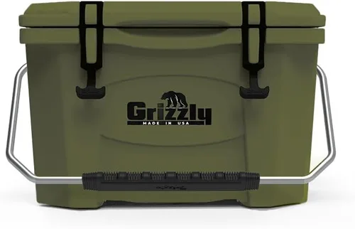 Miniatura 13 de Grizzly 20 Cooler Cofre de hielo de 20 cuartos de galón duradero con aislamiento rotomoldeado Fabricado en Estados Unidos Garantía de por vida