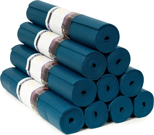 Miniatura 14 de Voyage - Tapete de yoga a granel, paquete de 10, 72 x 24 pulgadas, esterillas de yoga profesionales para estudio y gimnasio, 0.197 in de grosor