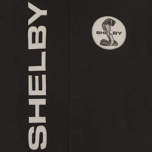Miniatura 5 de JH DESIGN GROUP Shelby Cobra - Chaqueta de sarga clásica bordada para hombre