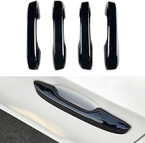 Miniatura 13 de Cubierta de Manija de Puerta Cromada Compatible con Honda Civic Sedán Hatchback Coupé Tipo R de 10ª Generación 2016 2017 2018 2019 2020 2021 Manija