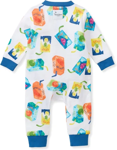 Miniatura 179 de Burt's Bees Baby - Pijama de una pieza para bebé, mameluco para dormir y jugar, algodón 100% orgánico, cremallera frontal
