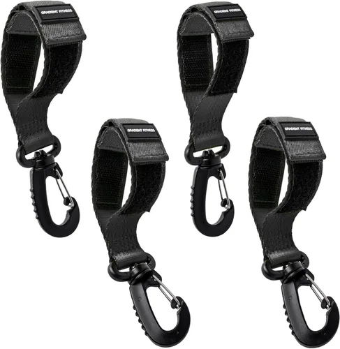 Gradient Fitness Clip de remo SUP (paquete de 4), soporte para tabla de remo de sup, clip de paleta de kayak, soporte para remo