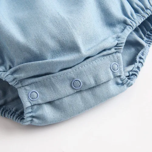 Miniatura 5 de Simplee kids Mameluco de manga larga para bebé niña, mameluco de una pieza, ropa para primavera y otoño