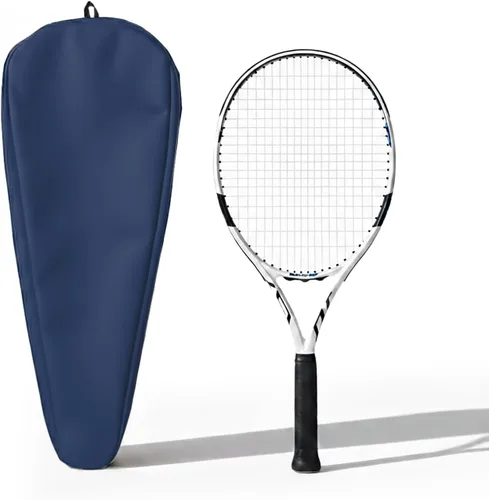 Miniatura 23 de Bolsa de tenis TaktZeit ligera y acolchada con funda para raquetas de tenis y correa de hombro ajustable Gris