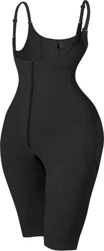 Miniatura 4 de Fajas moldeadoras de cuerpo completo para mujer, con control de abdomen, fajas colombianas para mujer, moldeador de cuerpo medio muslo, etapa 1 2