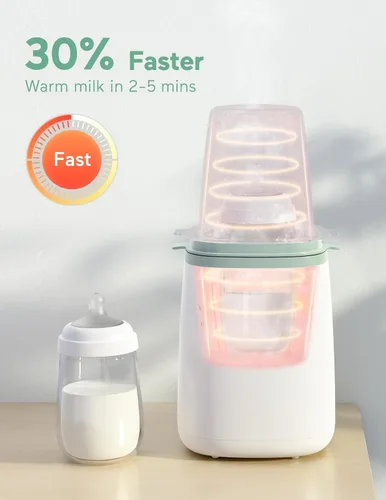 Miniatura 6 de Momcozy Esterilizador y secadora de botellas grandes de 3 capas y calentador de botellas Momcozy