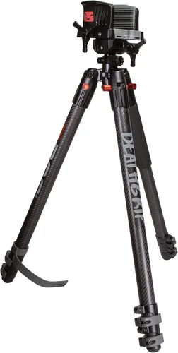 Miniatura 2 de BOG DeathGrip Aluminum Tripod with Durable Frame, Lightweight, Stable Design, Bubble Level, Adjustable Legs, Shooting Rest, and Hands-Free Operation