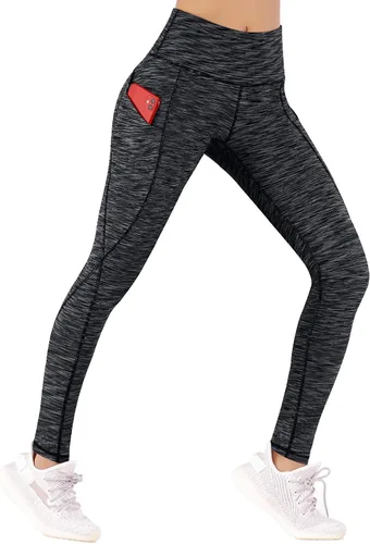 Miniatura 48 de Ewedoos - Leggings con forro de vellón y bolsillos para mujer, leggings térmicos de invierno para mujeres, pantalones de yoga y entrenamiento
