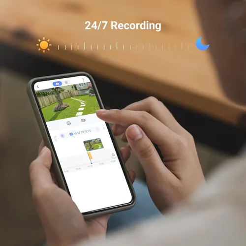 Miniatura 3 de EZVIZ Cámara de seguridad 360° para exteriores, cámara WiFi para seguridad del hogar, cámara de vigilancia, sin suscripción con detección