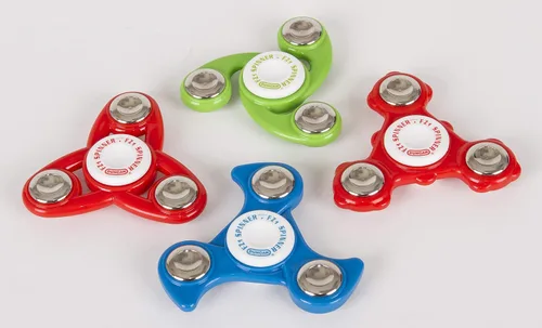 Miniatura 2 de Duncan Paquete de juguetes Fidget Spinner Pack, Fidget and Sensory Toy Pack Valor, Variadas Formas, 4 Fidget Spinners, Multicolor