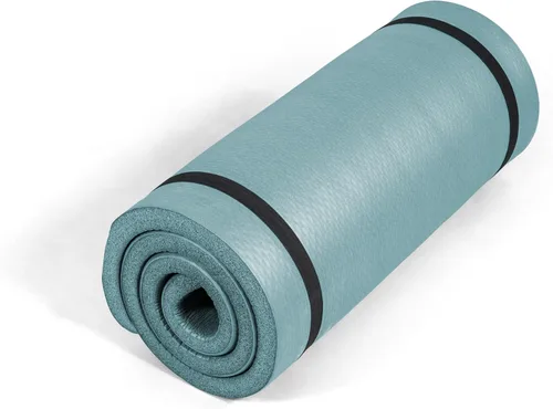 Miniatura 23 de Tone Fitness Esterilla de yoga de 1 pulgada de grosor Alfombrilla de ejercicio antideslizante de alta densidad con correa de transporte para yoga