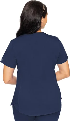 Miniatura 2 de Med Couture Touch - camisa de uniforme médico con cuello en V para mujer