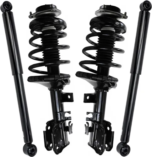 Miniatura 165 de Detroit Axle - Puntales y Amortiguadores para Chevy Traverse Buick Enclave GMC Acadia Saturn Outlook 2007-2012, 2 puntales delanteros con resorte