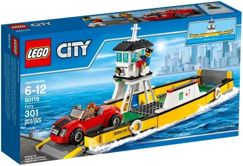Juego de construcción de Ferry LEGO grandes vehículos de ciudad, 60119
