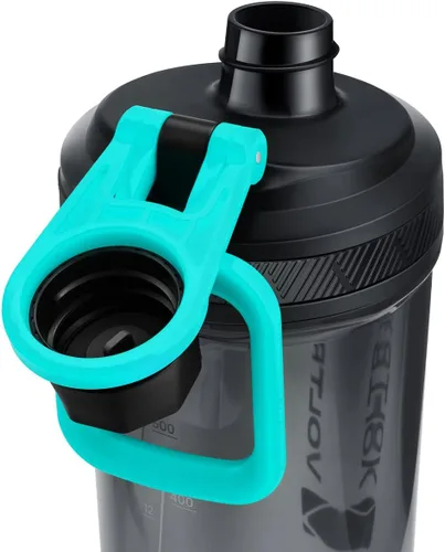 Miniatura 3 de VOLTRX Botella Agitadora, Mezclador Eléctrico de Proteínas Recargable Gallium USB C, Vasos Agitadores para Batidos de Proteínas y Sustitutos de Menta