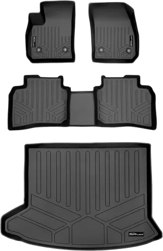 Miniatura 10 de SMARTLINER Juego de alfombrillas de piso personalizadas para Cadillac XT4 2019-2025