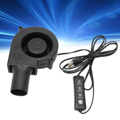 Miniatura 6 de Ventilador de ventilador USB, ventilador de enfriamiento sin escobillas de 3.819 x 1.299 in, 5 V CC, ventilador centrífugo de 3800 RPM 22 CFM