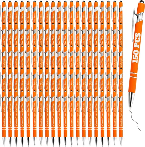 Miniatura 12 de Bolígrafos personalizados con grabado de nombre personalizado, bolígrafos de punta de lápiz con punta de lápiz personalizada, bolígrafos de Azul