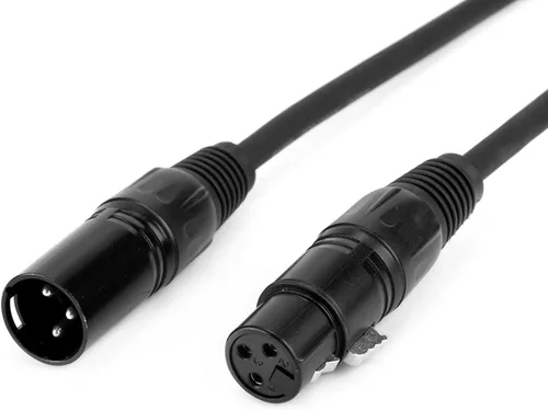 Miniatura 6 de MFL. Cable DMX flexible de 6.5 pies, señal de 3 pines, XLR macho a hembra, cable para iluminación de escenario, luces de DJ, 22 AWG, impedancia