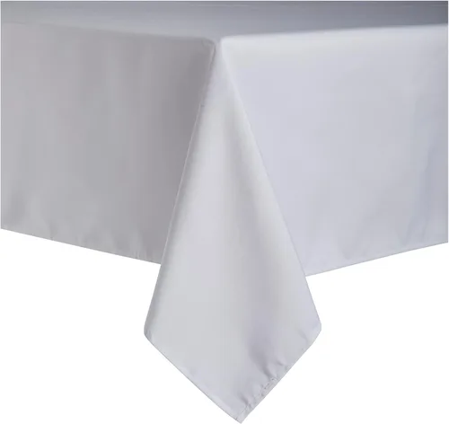 Miniatura 13 de Mantel redondo marfil Poliéster lavable Resistente a las arrugas 120 pulgadas Mantel de mesa de alta calidad para vacaciones, bodas, fiestas