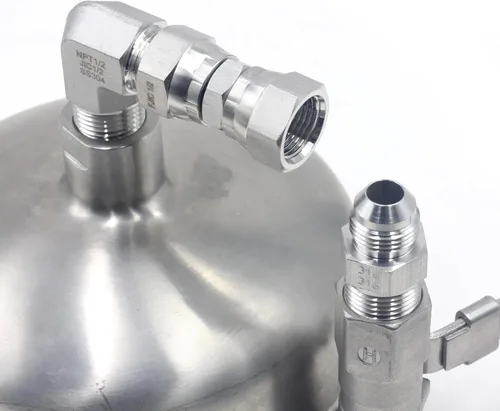 Miniatura 6 de HFS(R) 1" Female JIC Swivel x 1" Female JIC Swivel Nut Union Stainless Steel 304