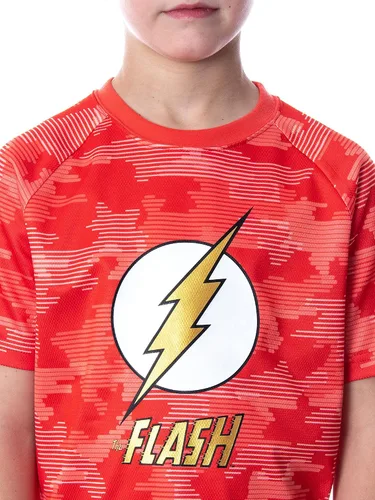 Miniatura 4 de DC Comics - Conjunto de pijama de 2 piezas para niño, diseño de camuflaje digital