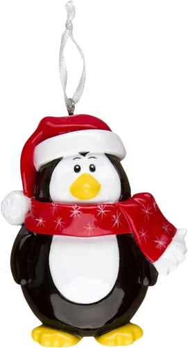 Miniatura 2 de 2025 Adorno de Navidad personalizado para niños – Recuerdo festivo con nombre y año personalizados – Adorno de árbol de Navidad con diseño de animal