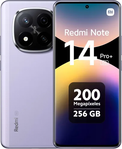 Miniatura 5 de XIAOMI Redmi Note 14 Pro+ Plus 5G + 4G LTE (para Tmobile Mint Tello y Global) (256 GB + 8 GB) NFC 6.67" 120 Hz 200 MP Pro Cámara AI