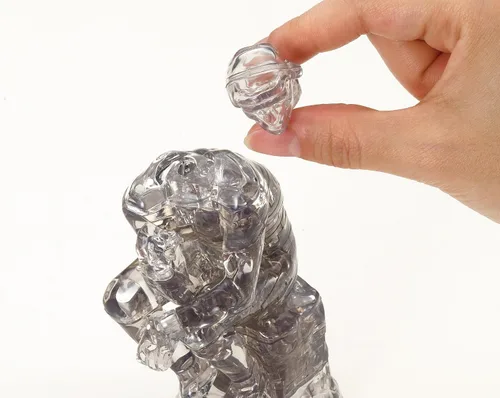 Miniatura 5 de Beverly Rompecabezas 3D cristalino - El pensador (43 piezas) rompecabezas de cristal