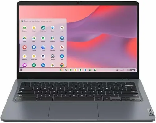 Lenovo 14e Chromebook Gen 3 82W60001US - Pantalla táctil de 14 pulgadas, Full HD, 1920 x 1080, Intel N200 de cuatro núcleos, 8 GB de RAM total,